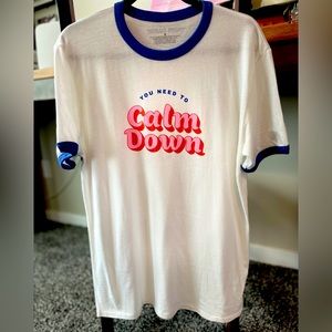 “YNTCD” Ringer T-shirt.